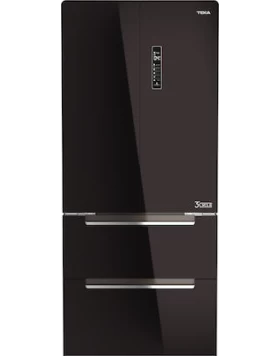 Teka RFD 77820 GBK Black Crystal Ψυγείο Ντουλάπα 535lt NoFrost Υ189.8xΠ83.3xΒ68.5εκ. Μαύρο
