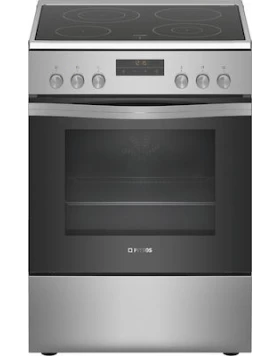 Pitsos PHS139350 Κουζίνα 66lt με Κεραμικές Εστίες Π60εκ. Inox