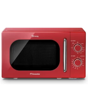 Inventor MWOR-20LR Φούρνος Μικροκυμάτων με Grill 20lt Κόκκινος