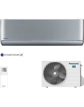 Panasonic Etherea CS-XZ35ZKEW/CU-Z35ZKE Silver (Ασημι) κλιματιστικό 12.000btu R32 Φιλτρο αντι-SARS-CoV-2 A+++ με wifi 