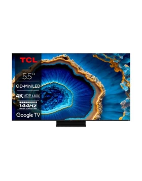 TCL 55C805 55'' QD-Mini LED Τηλεόραση 4K Google TV