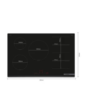 Bosch PVW831HC1E Εστίες Επαγωγικές
