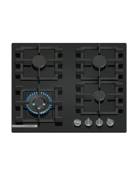 Bosch PNK6B6K40 Black Εστίες Υγραερίου