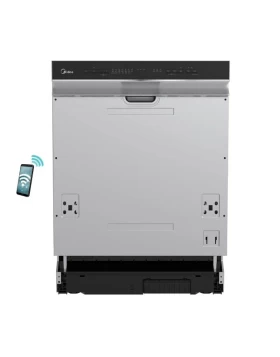 Midea MDWES1433DB-W 60cm Ημιεντοιχιζόμενο Πλυντήριο Πιάτων