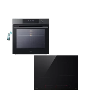 LG WS7D7631WB Anthracite Φούρνος & CI5Z2423BN Επαγωγική Εστία Set Εντοιχισμού