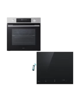 LG WS5D7210S Inox Φούρνος & CBIZ2435B Επαγωγική Εστία Set Εντοιχισμού