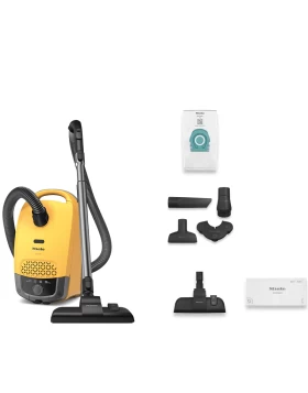 Miele Guard S1 Ηλεκτρική Σκούπα 890W με Σακούλα 3.5lt Κίτρινη