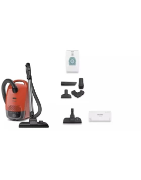 Miele Guard S1 Junior Ηλεκτρική Σκούπα 890W με Σακούλα 3.5lt Κόκκινη