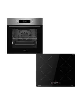 Teka HCB 6370 P Πυρολυτικός Φούρνος & IBC 64110 Επαγωγική Εστία Set Εντοιχισμού