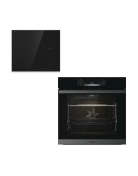 Hisense Icon LED BSA65226AB Black & E6432X Set Εντοιχισμού