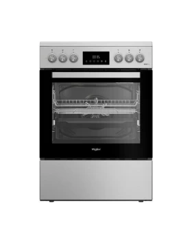 Whirlpool W6V8LCSATX1 Inox Κουζίνα Κεραμική
