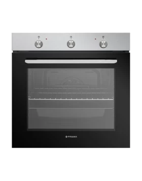 Pyramis PO78021008PIX Inox Φούρνος Εντοιχιζόμενος