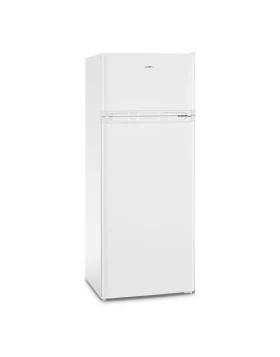 Nobu NBD143WE Δίπορτο Ψυγείο 208lt Υ143xΠ54.5xΒ55cm Λευκό