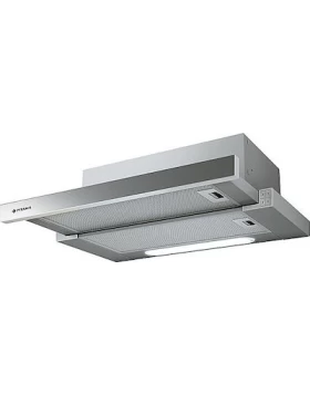 Pyramis Essential Συρόμενος Slim Turbo 60cm Inox 065006401