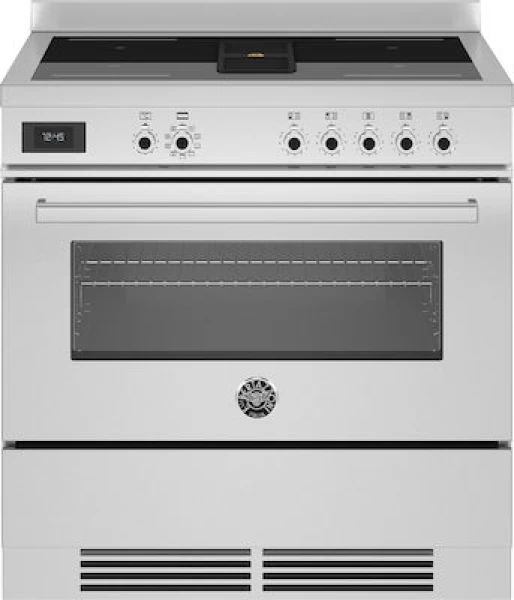Bertazzoni PROCH9 4I 1E X T Κουζίνα με Εστίες Επαγωγικές και Ενσωματωμένο Απορροφητήρα 90ε