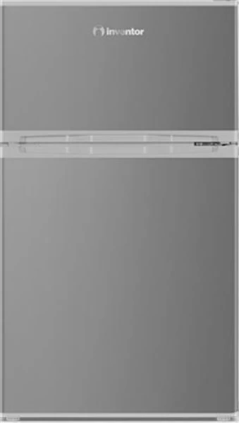 Inventor DPC852LS Ψυγείο Δίπορτο 85lt Ασημί
