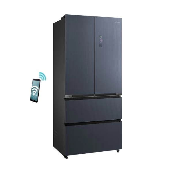 Midea MDRF705BIE70 Inox Ψυγείο Ντουλάπα