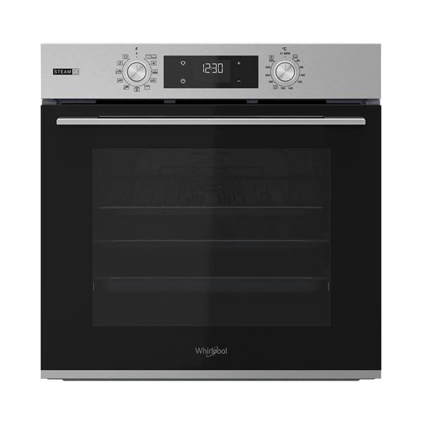 Whirlpool OMSK58HU1SX Inox Φούρνος Ατμού Εντοιχιζόμενος