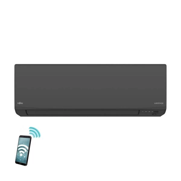 Fujitsu Designer - KJ series ASEH09KJCALB/AOEH09KJCA Black 9.000 BTU/h Κλιματιστικό Invert