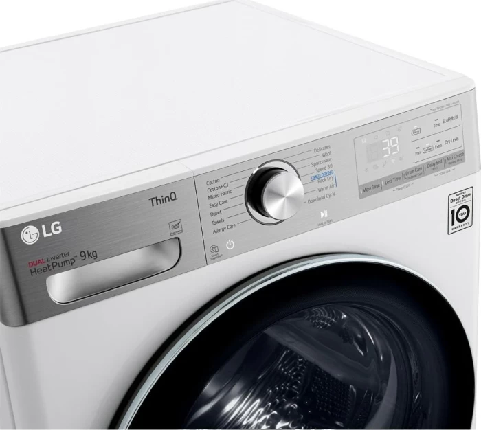 (Preview 4) LG Στεγνωτήριο RH90V9AV2QR με Αντλία Θερμότητας 9kg 