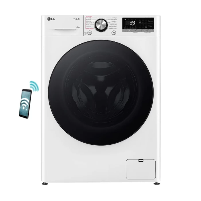 (Preview 1) LG D4R7009TSWB Πλυντήριο 9Kg - Στεγνωτήριο 6Kg
