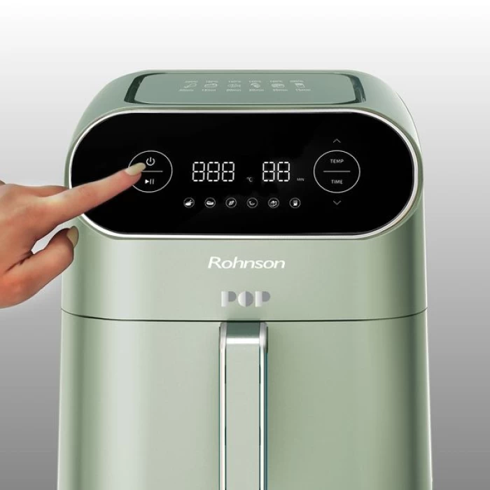 (Preview 3) Rohnson R-2859 Green Φριτέζα Αέρα