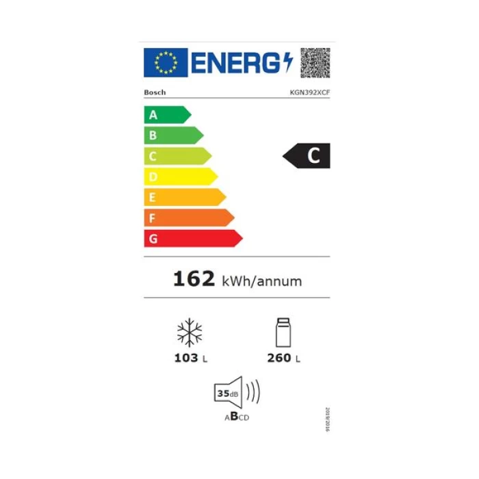 (Preview 2) Bosch 60CM KGN392XCF Ψυγειοκαταψύκτης