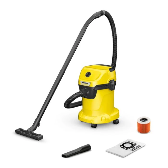 (Preview 1) Karcher WD3 Wet & Dry Ηλεκτρική Σκούπα