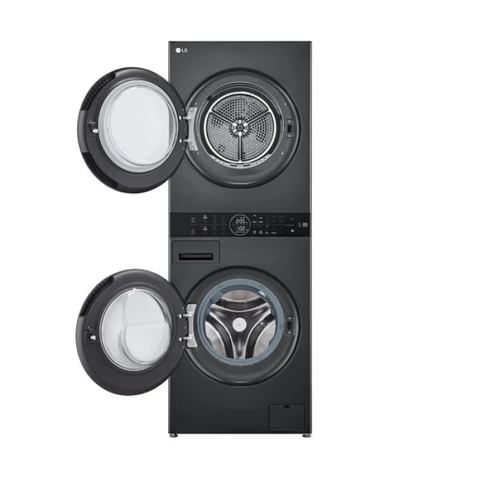 (Preview 2) LG WT1210BBF WashTower 12kg/10kg 1.400 Στροφές με WiFi Ανθρακί Πλυντήριο Στεγν