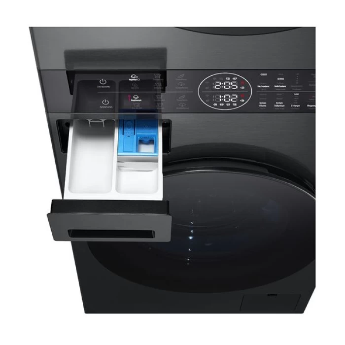 (Preview 3) LG WT1210BBF WashTower 12kg/10kg 1.400 Στροφές με WiFi Ανθρακί Πλυντήριο Στεγν