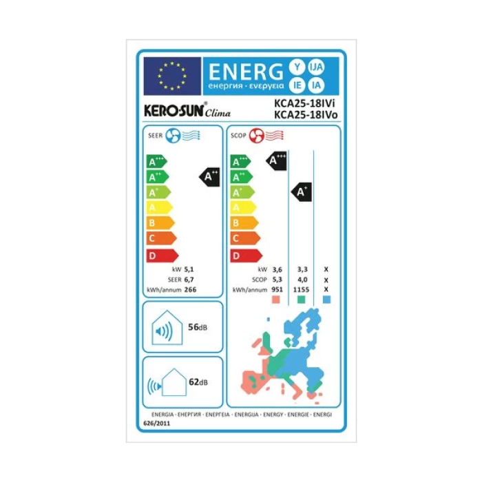 (Preview 3) Kerosun Clima KCA2518IV 18.000 BTU/h Κλιματιστικό Inverter