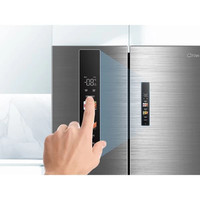 (Preview 4) Midea MDRF705BIE70 Inox Ψυγείο Ντουλάπα