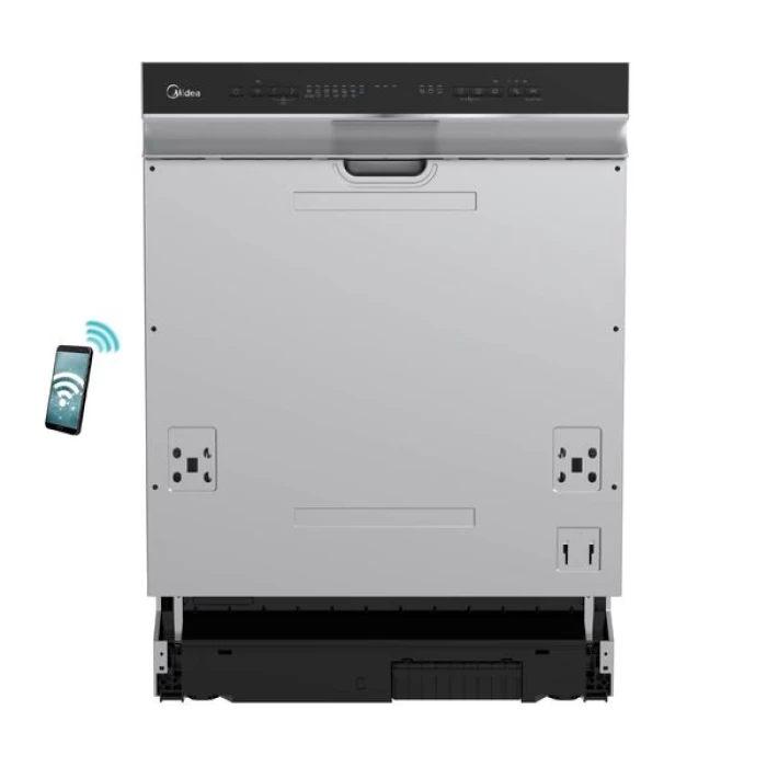 (Preview 1) Midea MDWES1433DB-W 60cm Ημιεντοιχιζόμενο Πλυντήριο Πιάτων
