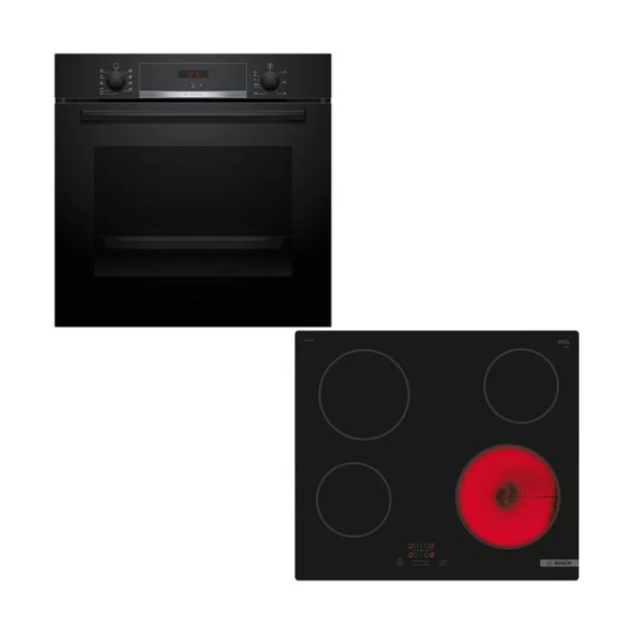 (Preview 1) Bosch HBA514BB3 Φούρνος & PKE61RBA2E Κεραμική Εστία Set Εντοιχισμού