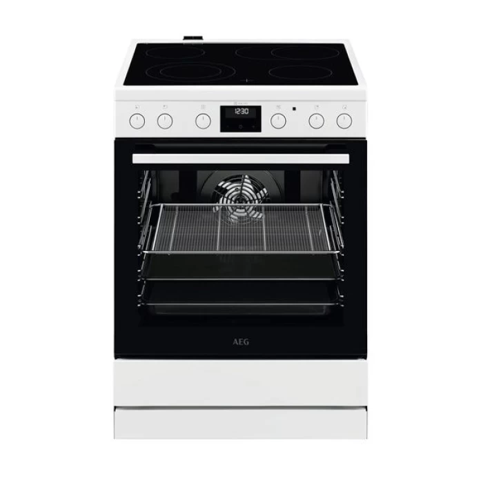 (Preview 1) AEG CCB6442NBW White Κουζίνα Κεραμική