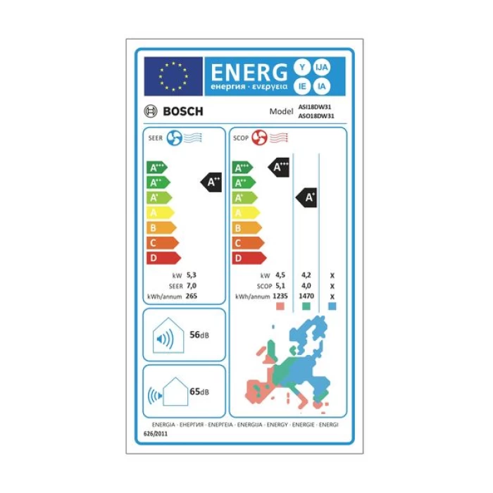 (Preview 2) Bosch ASI18DW31 PerfectClima Serie 4 18.000 BTU/h Κλιματιστικό Inverter
