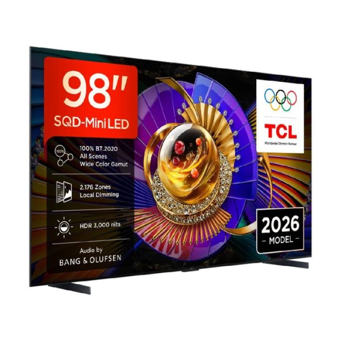 (Preview 2) TCL SQD Mini LED 98C7L 98 Τηλεόραση Google TV 4K