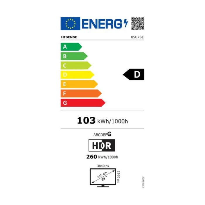 (Preview 5) Hisense Hi-QLED Mini LED 85U7SE 85 Τηλεόραση Smart 4K