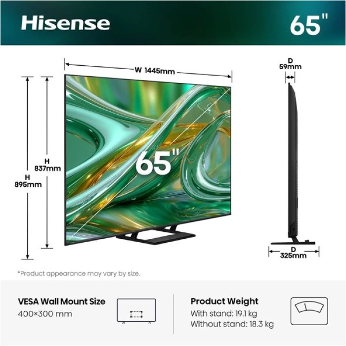 (Preview 2) Hisense Hi-QLED Mini LED 65E8S 65 Τηλεόραση Smart 4K