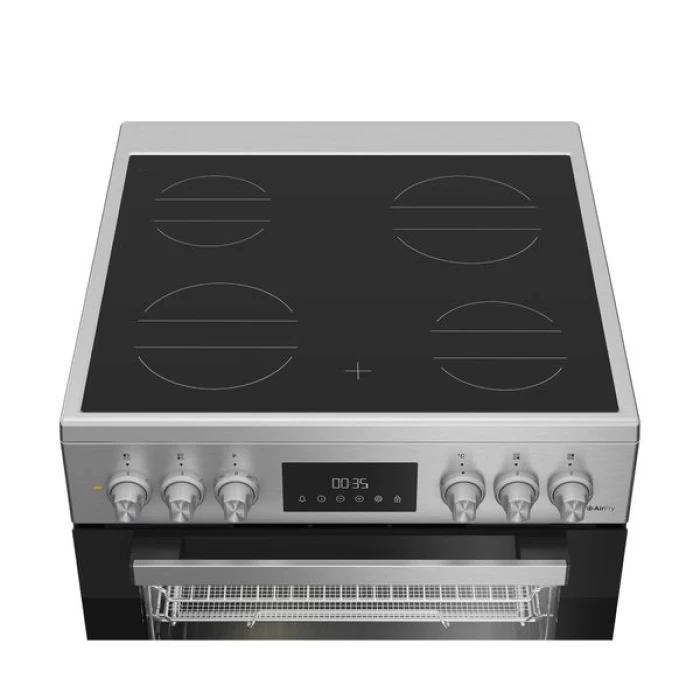 (Preview 5) Whirlpool W6V8LCSATX1 Inox Κουζίνα Κεραμική