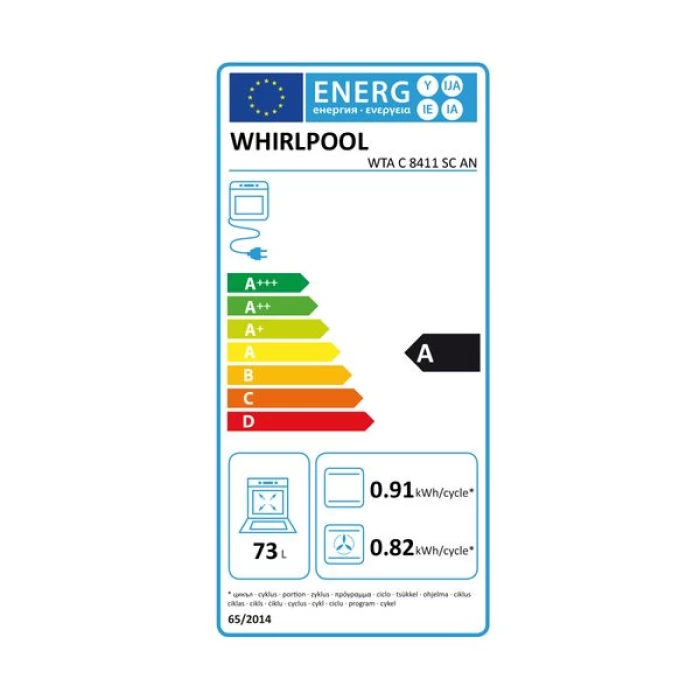 (Preview 2) Whirlpool WTA C 8411 SC AN Retro Black Εντοιχιζόμενος φούρνος