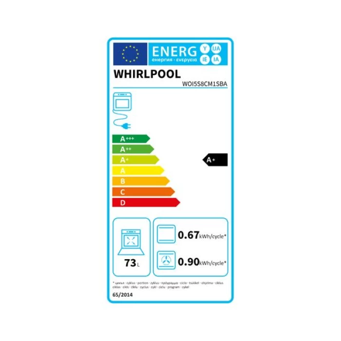 (Preview 4) Whirlpool WOI5S8CM1SBA Black Φούρνος