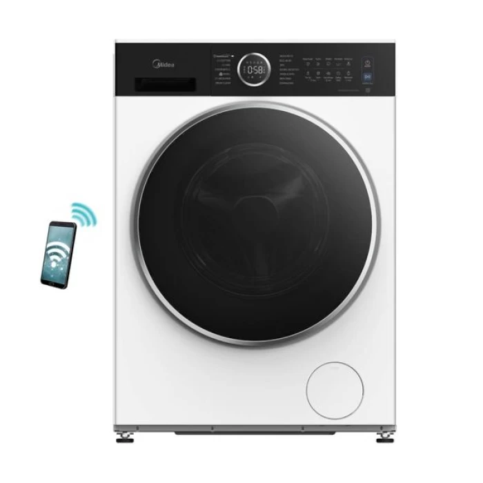 (Preview 1) Midea Πλυντήριο Ρούχων 9kg MF205W90BA30/W-GR