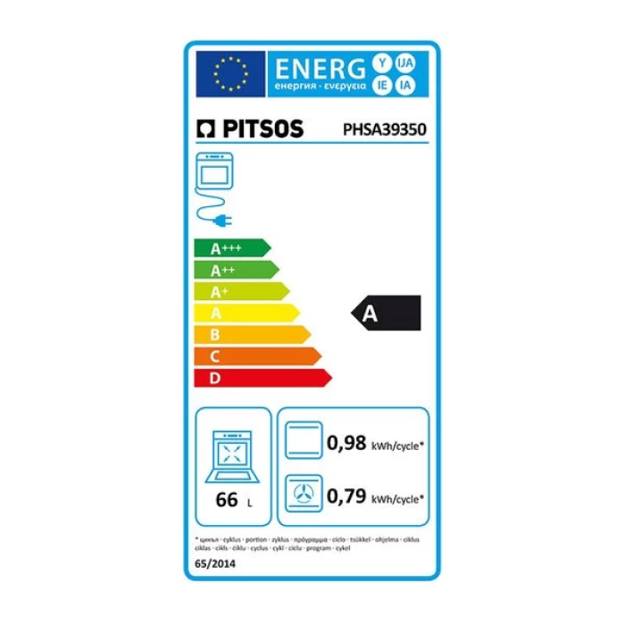 (Preview 4) Pitsos PHSA39350 Κουζίνα κεραμική 