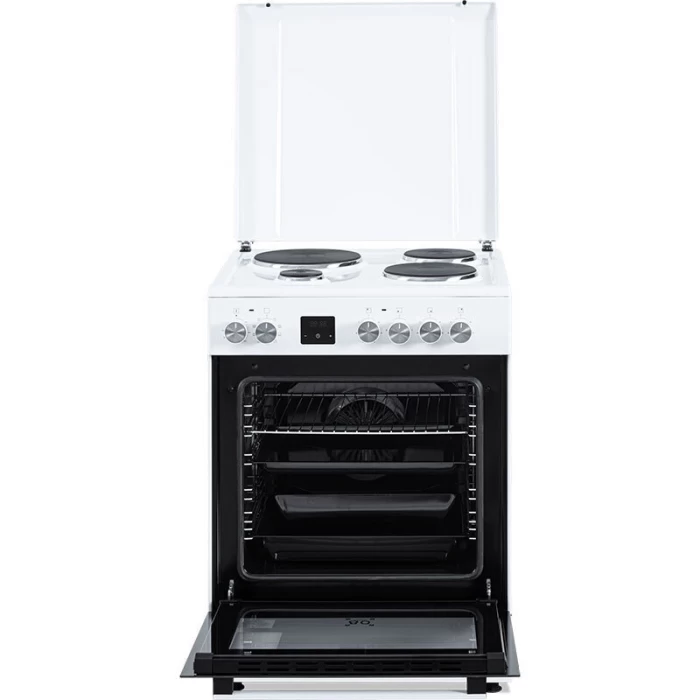 (Preview 1) Eskimo ES 4080PW Κουζίνα 80lt με Εμαγιέ Εστίες Λευκή με Καπάκι