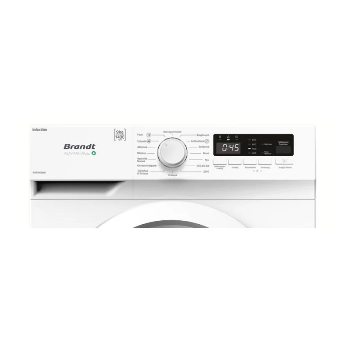 (Preview 2) Brandt WFB181QWG Πλυντήριο Ρούχων 8kg με Τεχνολογία Ατμού 1400 Στροφών Antibac
