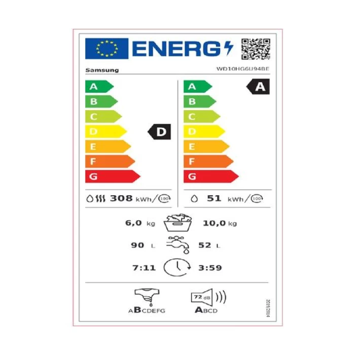 (Preview 4) Samsung WD10HG6U94BEU4 10K Πλυντήριο - Στεγνωτήριο