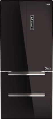 Teka RFD 77820 GBK Black Crystal Ψυγείο Ντουλάπα 535lt NoFrost Υ189.8xΠ83.3xΒ68.5εκ. Μαύρο