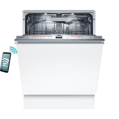 Bosch SMV6ZDX49E Πλήρως Εντοιχιζόμενο Πλυντήριο Πιάτων με Wi-Fi για 13 Σερβίτσια Π59.8xY81.5εκ. Λευκό