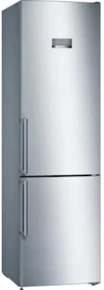 Bosch KGN397LEQ Ψυγειοκαταψύκτης 368lt Total NoFrost Υ203xΠ60xΒ66εκ. Inox